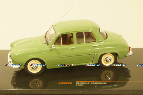 Renault Dauphine 1961 green, CLC322N, IXO 1:43