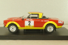 Fiat 124 Abarth Spider #2 Rally Tap Portugal 1974, Pinto/Bernacchini, WRC Collection, Hachette 1:24