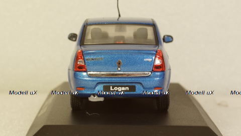 Renault Logan 2005 blue metallic, Norev 1:43
