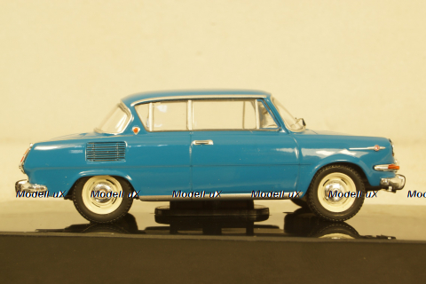Skoda 1000 MBX 1966 Blue, CLC432,  IXO 1:43
