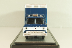 Ford C-600 truck with semi-trailer GULF 1970 and Ford Mustang Fastback 2+2 1968, grey, 36000, M2 1:64