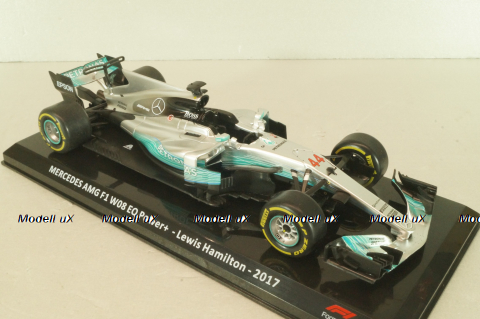 Mercedes AMG F1 W08 #44, Lewis Hamilton 2017, LE GRANDI FORMULA 1 №58, Altaya 1:24