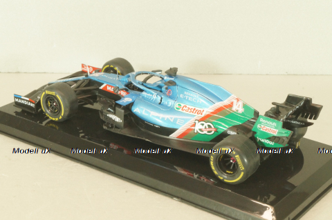 ALpine A521 F1 #14, Fernando Alonso 2021, LE GRANDI FORMULA 1 №81, Altaya 1:24