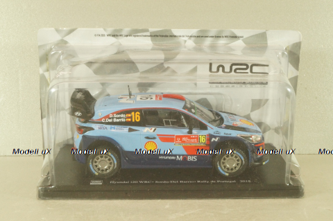 Hyundai i20 WRC #16 Rally de Portugal 2018, Sordo/De Barrio, WRC Collection, Hachette 1:24