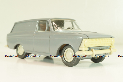 Москвич-434, серый, антихром, Тантал/Радон 1:43