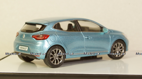 Renault Clio generation 5 2019 light blue metallic, Norev 1:43