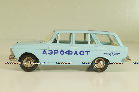 Москвич-426 А3, Аэрофлот, голубой, Тантал/Радон 1:43