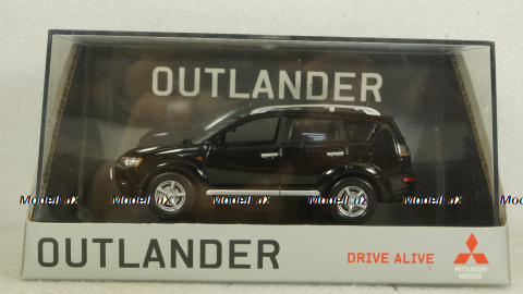 Mitsubishi Outlander, black, Vitesse 1:43