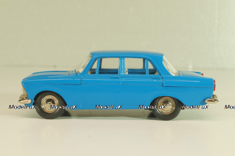 Москвич-412, синий, февраль 1992г., Тантал/Радон 1:43