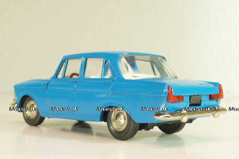 Москвич-412, синий, февраль 1992г., Тантал/Радон 1:43