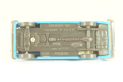 Москвич-412, синий, февраль 1992г., Тантал/Радон 1:43