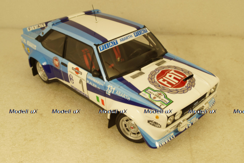 Fiat 131 Abarth 1981 Alen/Kiwimaki Rally Costa Smerlda #1, KYO8376D0, Kyosho 1:18