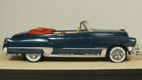 Cadillac Series 62 Convertible Open top 1949, blue, STM49305, Stamp models 1:43 