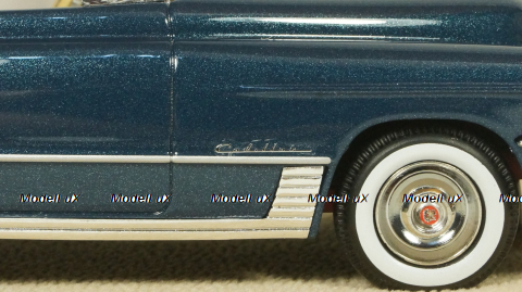 Cadillac Series 62 Convertible Open top 1949, blue, STM49305, Stamp models 1:43 