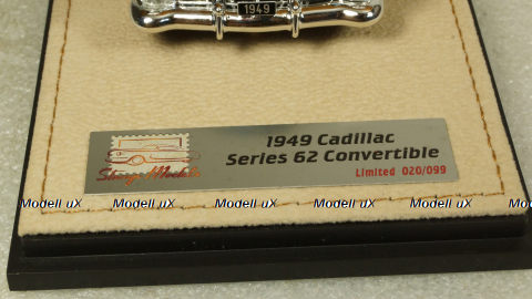 Cadillac Series 62 Convertible Open top 1949, blue, STM49305, Stamp models 1:43 