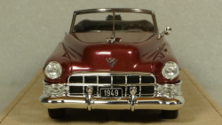 Cadillac Series 62 convertible open top 1949, maroon, STM49303, Stamp models 1:43