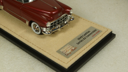 Cadillac Series 62 convertible open top 1949, maroon, STM49303, Stamp models 1:43