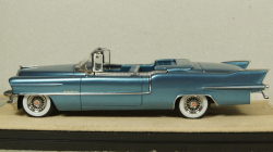 Cadillac Eldorado Biarritz Open top Bahama Blue Metallic 1955, STM55001, Stamp models 1:43