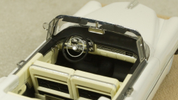 Cadillac Eldorado Biarritz Open top White 1955, STM55003, Satmp Models 1:43