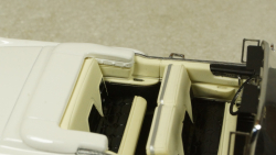 Cadillac Eldorado Biarritz Open top White 1955, STM55003, Satmp Models 1:43