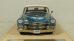 Cadillac Eldorado Biarritz Close top Bahama Blue Metallic 1955, STM55002, Satmp Models 1:43
