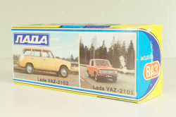 Ваз-2102 Жигули, Rally Sport, голубая, Август 1988г., Тантал/Радон 1:43
