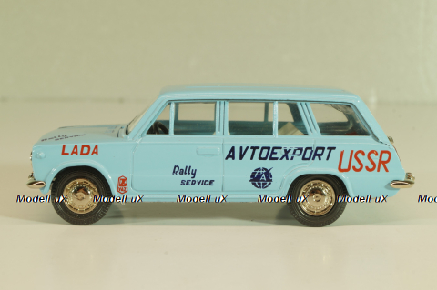 Ваз-2102 Жигули, Rally Sport, голубая, Август 1988г., Тантал/Радон 1:43