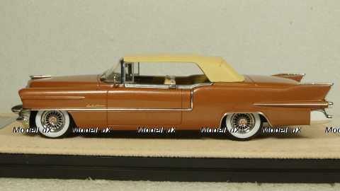 Cadillac Eldorado Biarritz Close top Copper Metallic 1955, STM55006, Satmp Models 1:43
