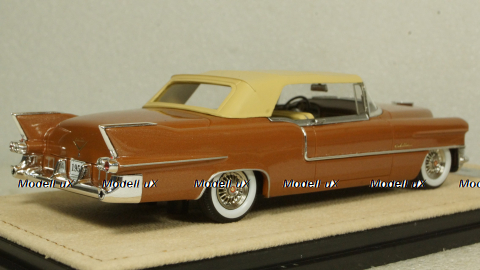 Cadillac Eldorado Biarritz Close top Copper Metallic 1955, STM55006, Satmp Models 1:43