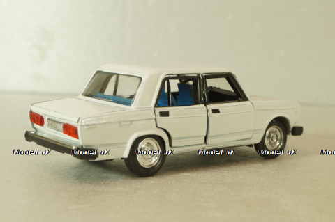 Ваз-2107, белый, Юбилейный 850 лет, Агат 1:43