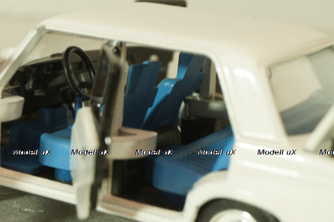 Ваз-2107, белый, Юбилейный 850 лет, Агат 1:43