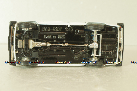 Ваз-2107, белый, Юбилейный 850 лет, Агат 1:43