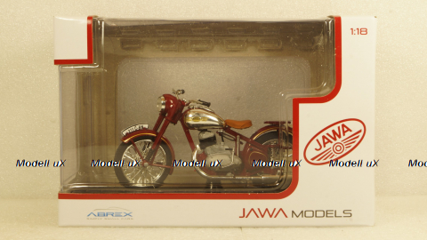 Jawa 250 Perak, dark red, ABR118M-006, Abrex 1:18