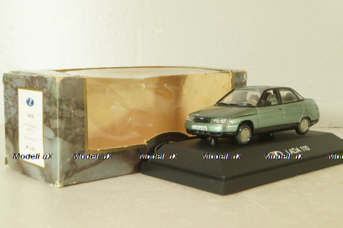 Ваз-2110 Lada, зеленый металлик, Тантал/Радон 1:43