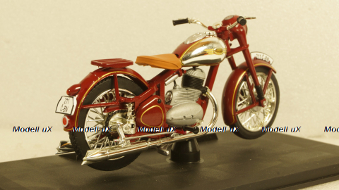 Jawa 250 Perak, dark red, ABR118M-006, Abrex 1:18