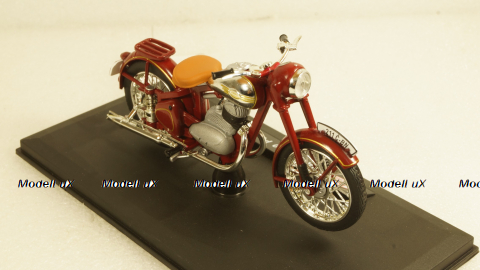 Jawa 250 Perak, dark red, ABR118M-006, Abrex 1:18
