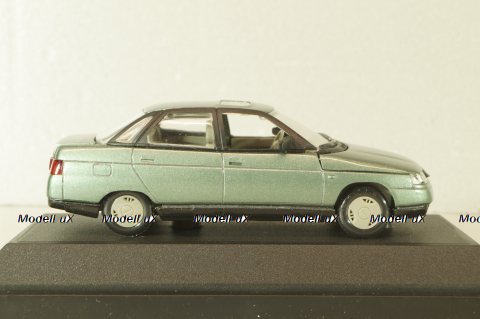 Ваз-2110 Lada, зеленый металлик, Тантал/Радон 1:43