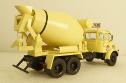 Berliet PMH 12 6x4 Cement Mixer Beton de Paris, yellow 1969, Hachette 1:43