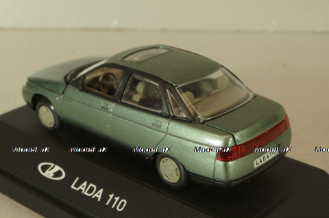 Ваз-2110 Lada, зеленый металлик, Тантал/Радон 1:43