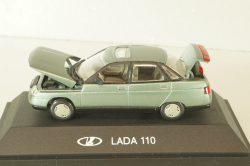 Ваз-2110 Lada, зеленый металлик, Тантал/Радон 1:43