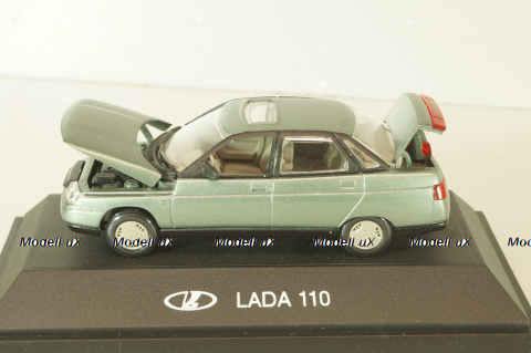 Ваз-2110 Lada, зеленый металлик, Тантал/Радон 1:43