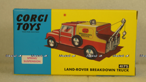 Land Rover Series I, Breakdown service Truck, tow vehicle, 4175, Corgi 1:43