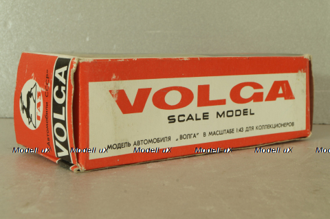 Газ-24 Волга, такси, серая, август 91г., Тантал/Радон 1:43