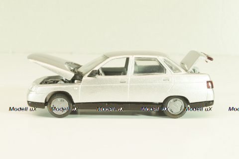 Ваз-2110, серебристый, Тантал/Радон 1:43