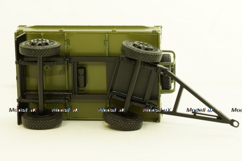 Камаз-53212 бортовой красный/серый, Арек 1:43 