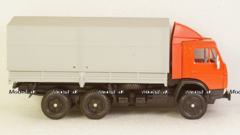 Камаз 5320 с тентом красный/серый, Арек 1:43