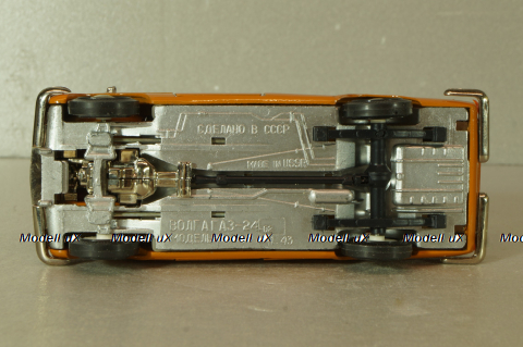 Газ-2402 Волга Аэрофлот, оранжевый, август 87г.,  Тантал/Радон 1:43