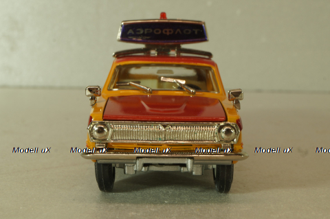 Газ-2402 Волга Аэрофлот, июнь 90г.,  Тантал/Радон 1:43