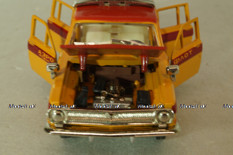 Газ-2402 Волга Аэрофлот, июнь 90г.,  Тантал/Радон 1:43