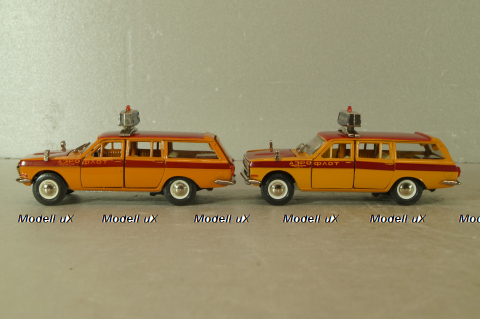 Газ-2402 Волга Аэрофлот, оранжевый, август 87г.,  Тантал/Радон 1:43